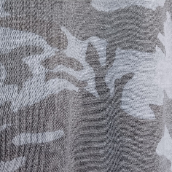 We The Free Camo Print Sz S Cotton Blend Oversized Boho Top - Picture 12 of 12